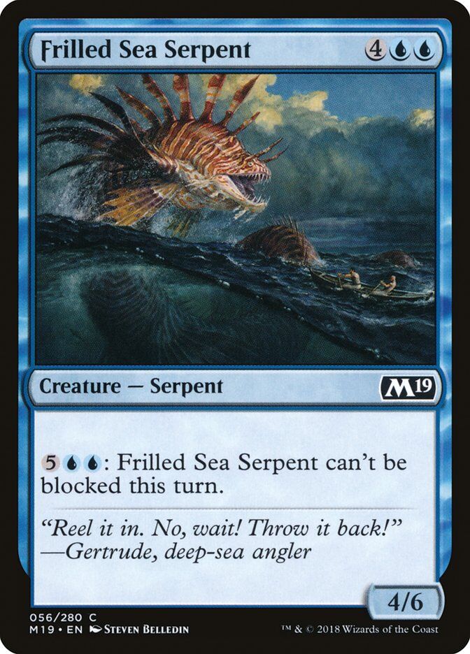 Core Set 2019 #56 Frilled Sea Serpent