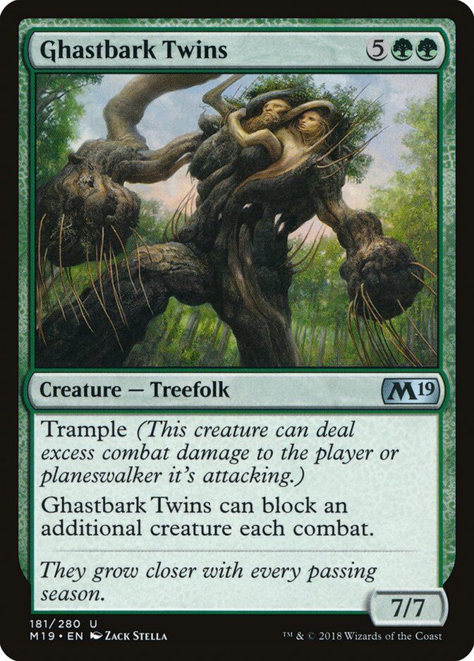Core Set 2019 #181 Ghastbark Twins