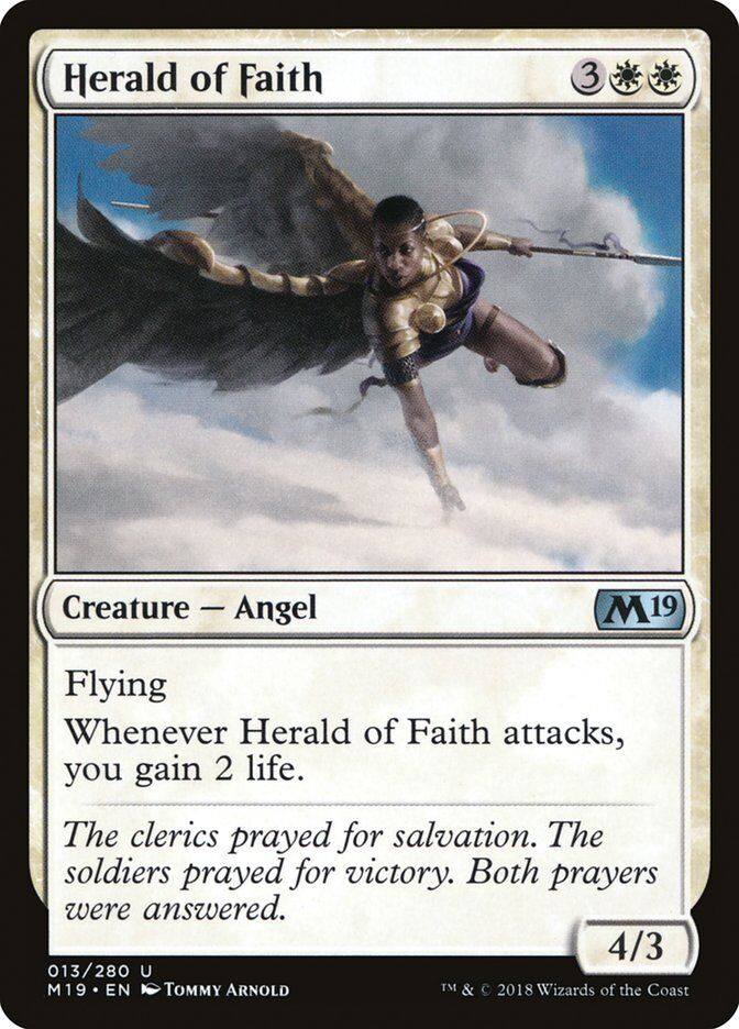 Core Set 2019 #13 Herald of Faith