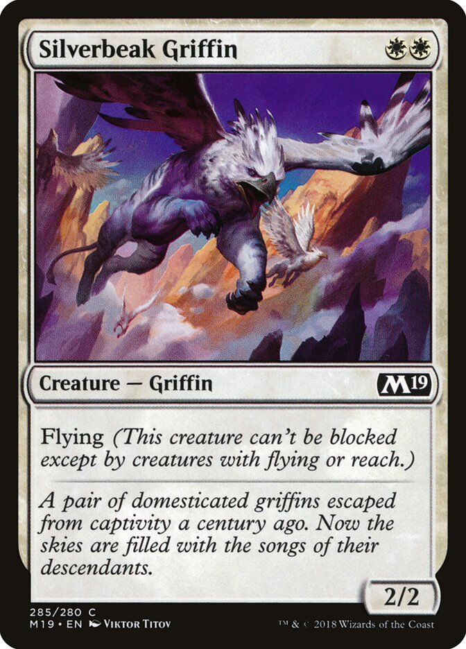 Core Set 2019 #285 Silverbeak Griffin