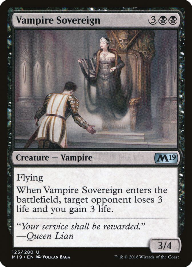 Core Set 2019 #125 Vampire Sovereign