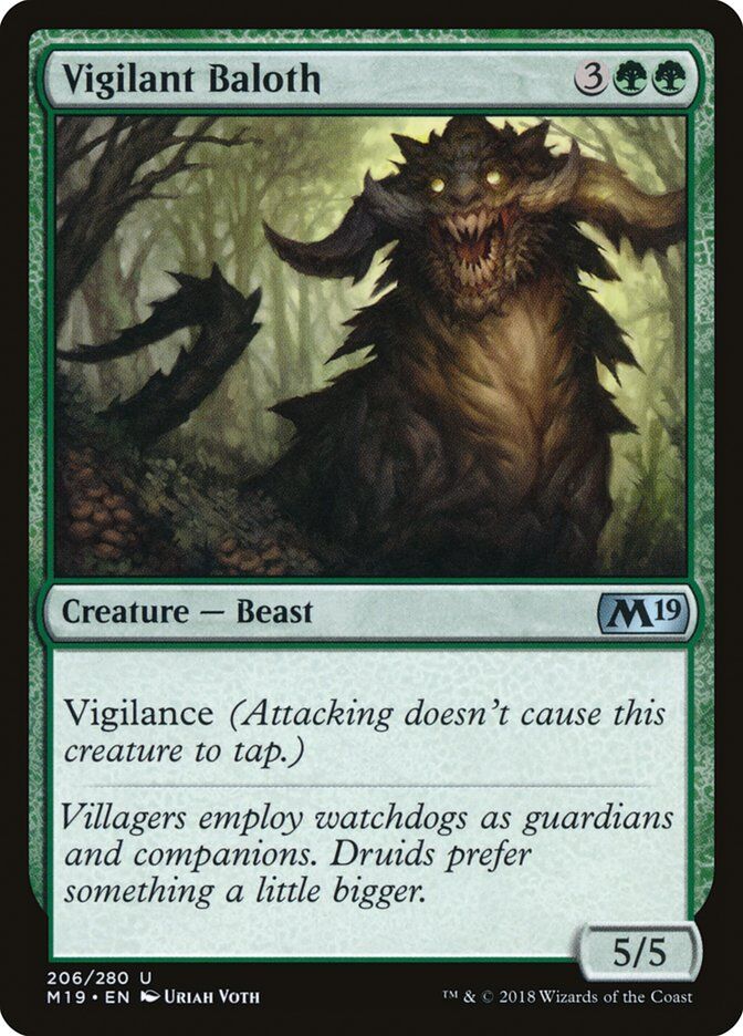 Core Set 2019 #206 Vigilant Baloth