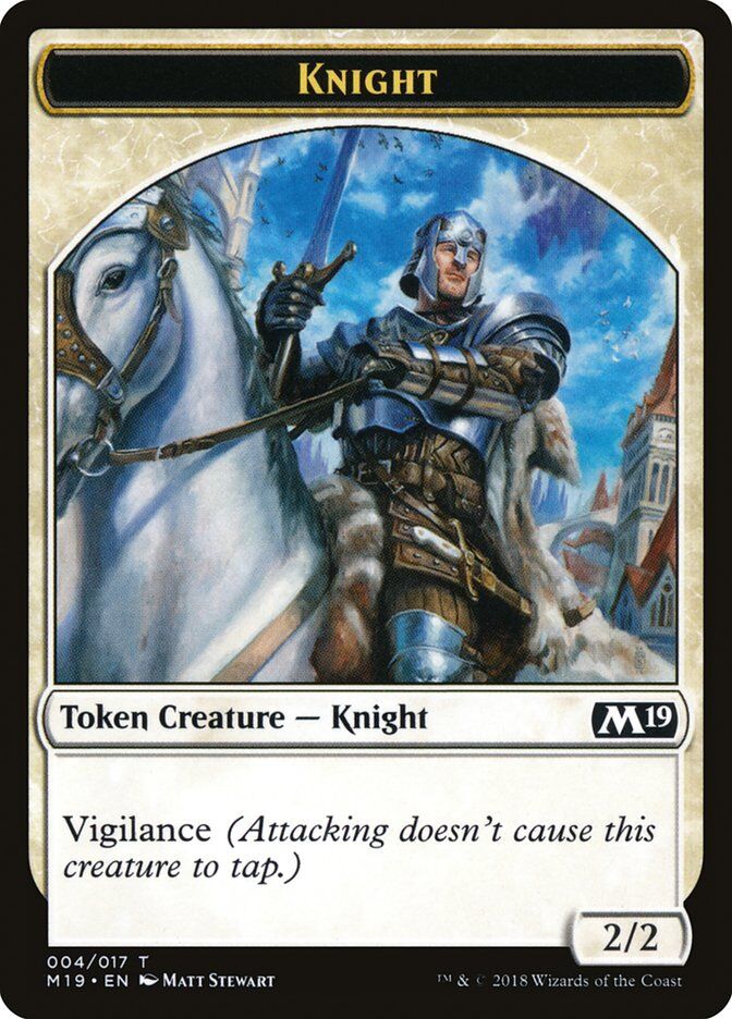 Core Set 2019 #4 Knight Token