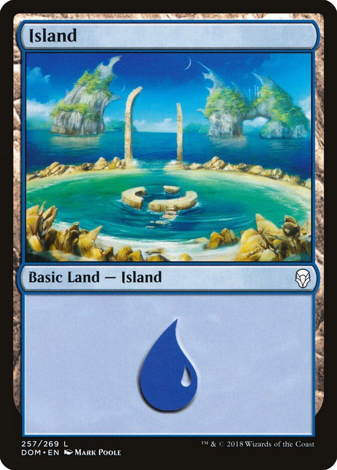 Dominaria #257 Island (257)