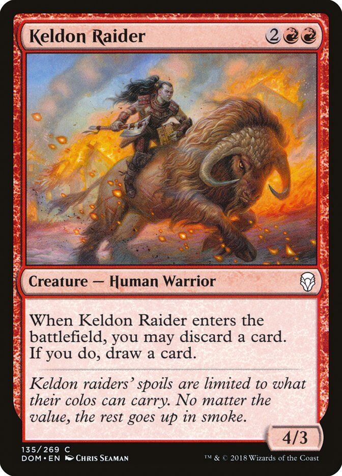 Dominaria #135 Keldon Raider