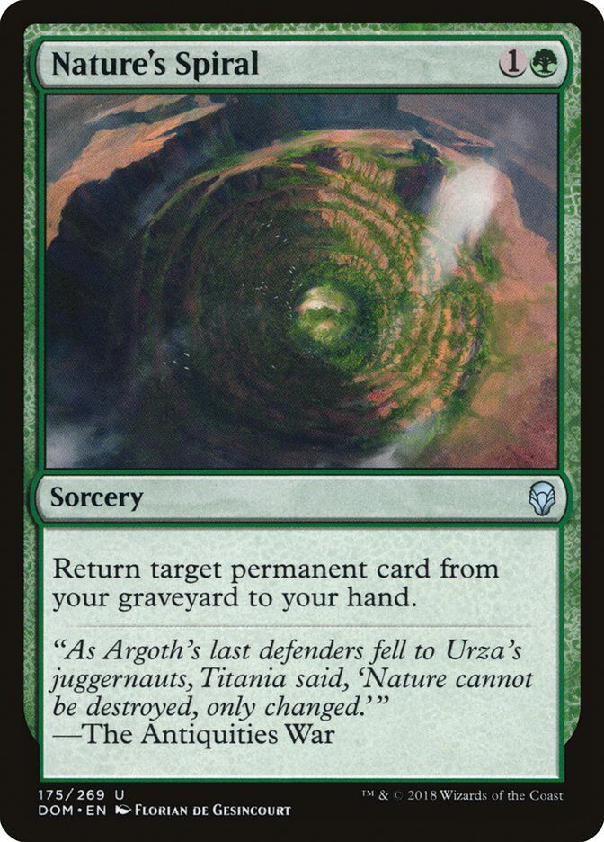 Dominaria #175 Nature's Spiral