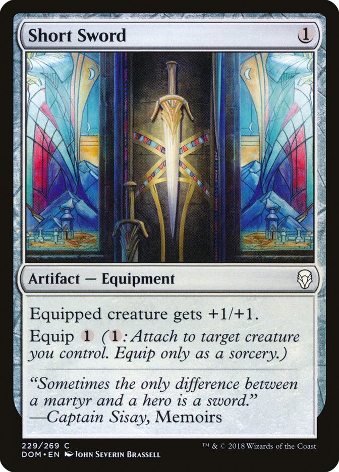 Dominaria #229 Short Sword