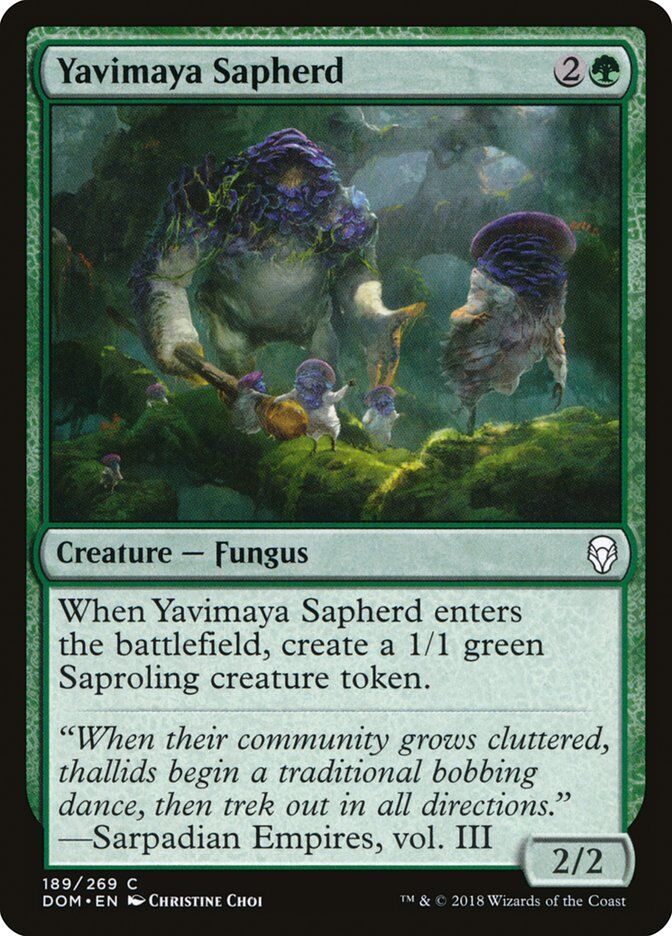 Dominaria #189 Yavimaya Sapherd