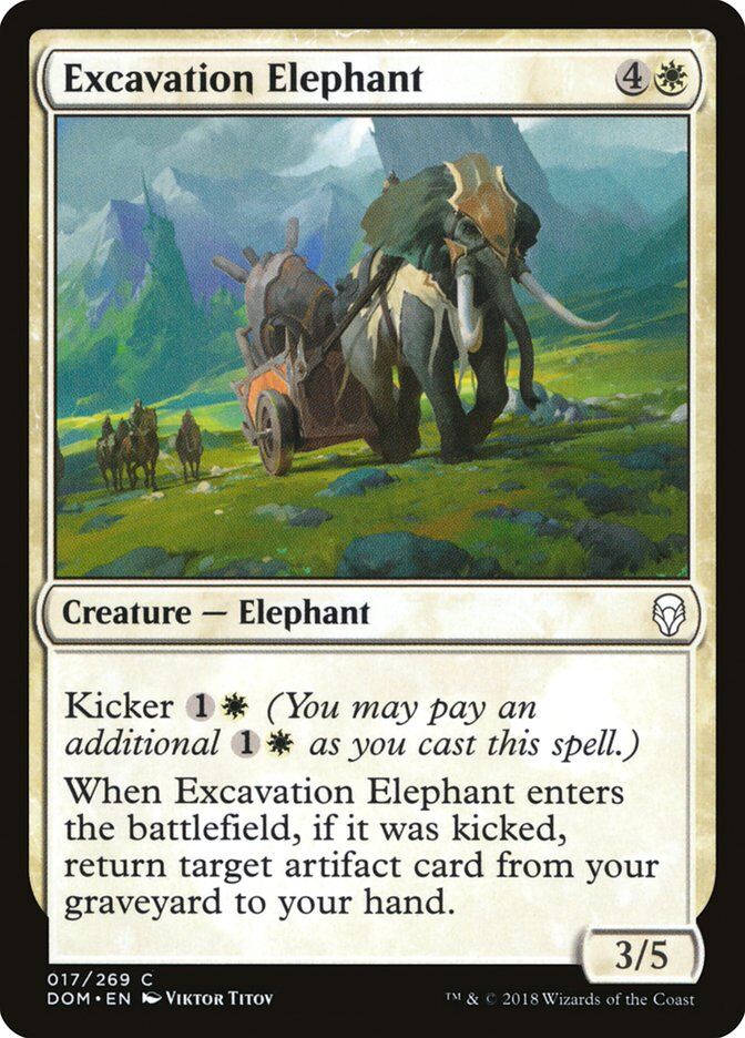 Dominaria #17 Excavation Elephant
