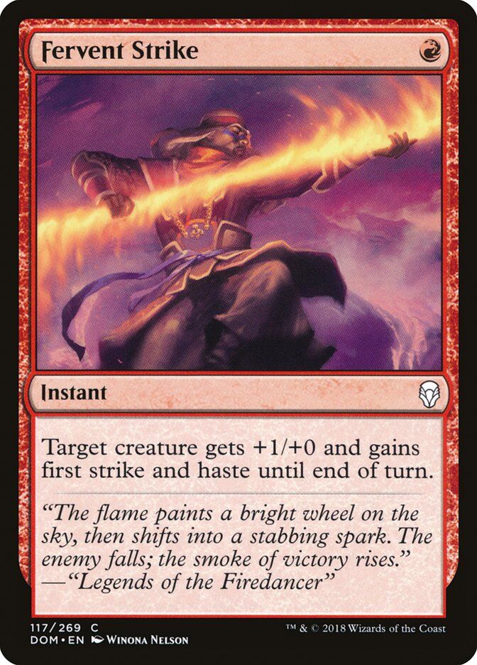 Dominaria #117 Fervent Strike
