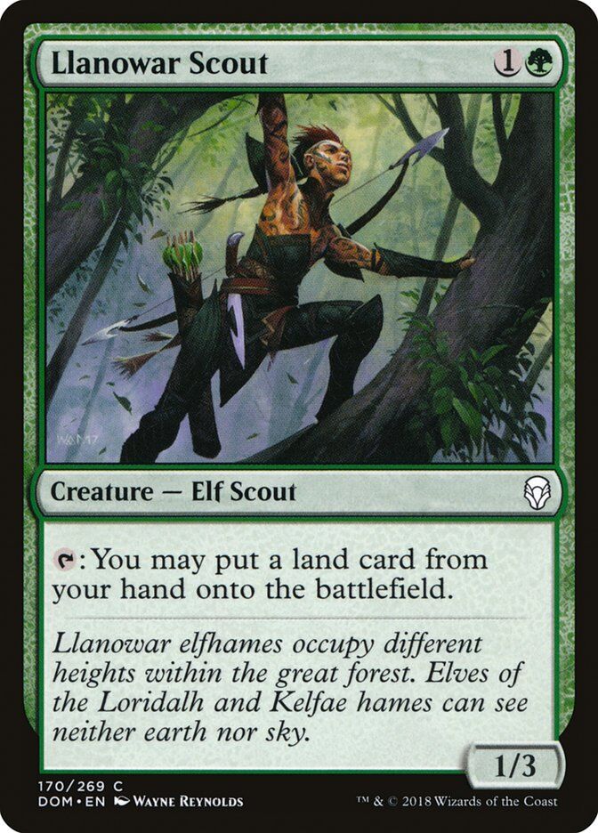Dominaria #170 Llanowar Scout