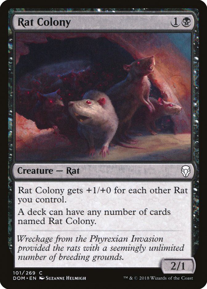 Dominaria #101 Rat Colony