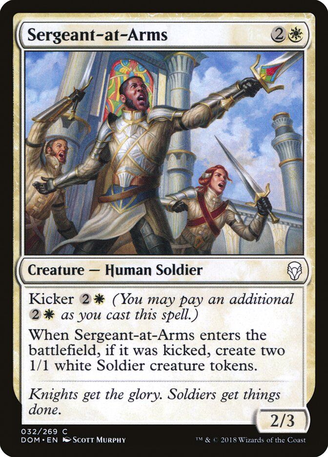 Dominaria #32 Sergeant-at-Arms