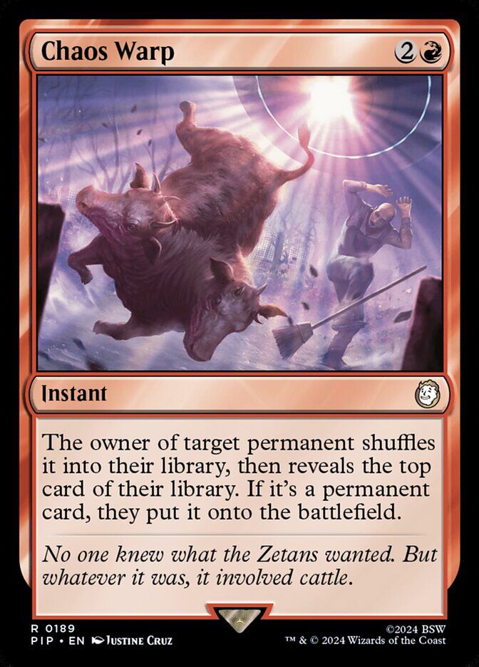 Universes Beyond: Fallout #717 Chaos Warp (Surge Foil)