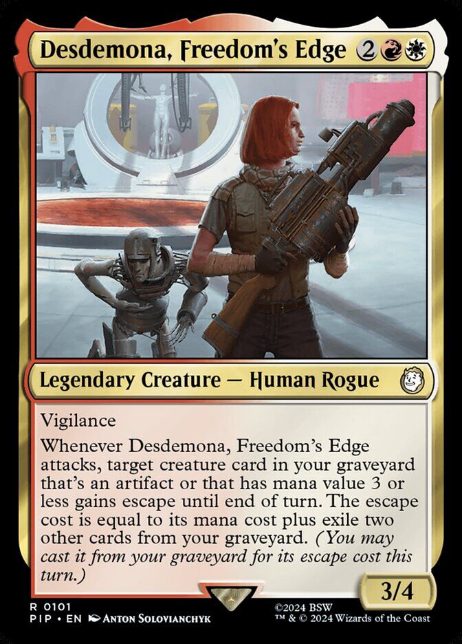 Universes Beyond: Fallout #101 Desdemona, Freedom's Edge