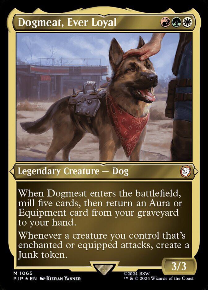 Universes Beyond: Fallout #1065 Dogmeat, Ever Loyal (Display Commander)