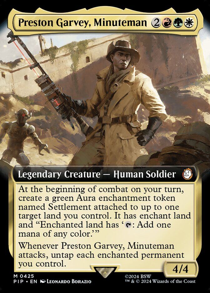 UB: Fallout #953 Preston Garvey, Minuteman (Extended Art) (Surge Foil)