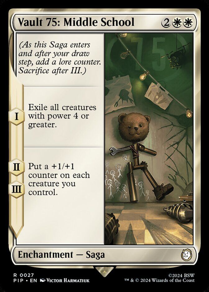 Universes Beyond: Fallout #27 Vault 75: Middle School