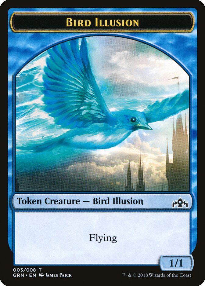 Guilds of Ravnica #3 Bird Illusion Token