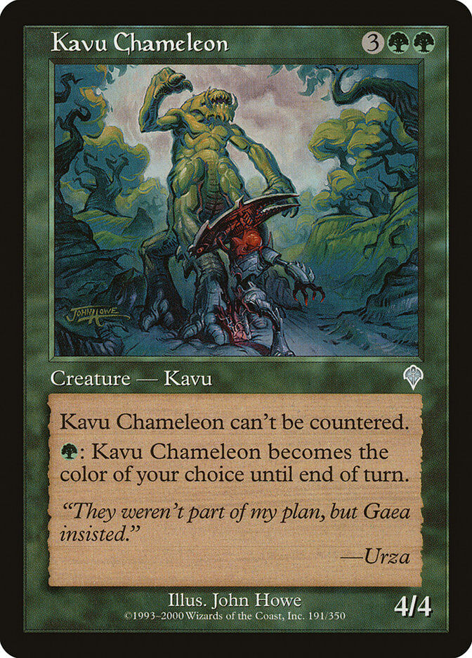 Invasion #191 Kavu Chameleon