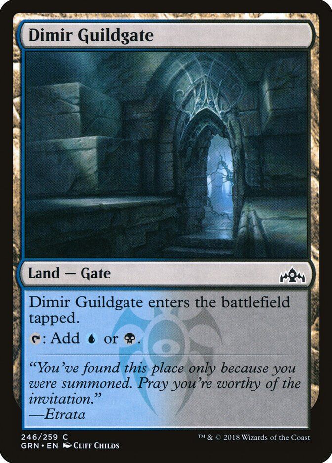 Guilds of Ravnica #246 Dimir Guildgate (246)