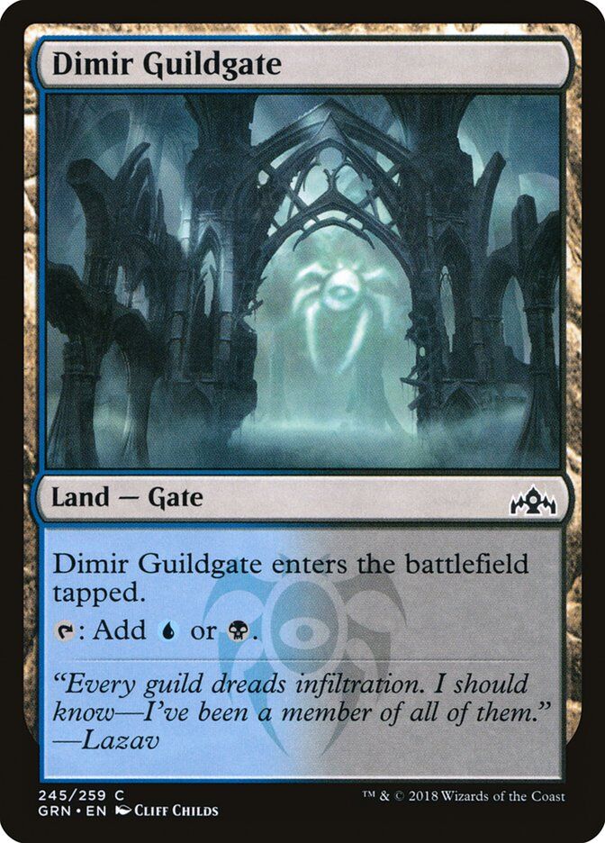 Guilds of Ravnica #245 Dimir Guildgate (245)