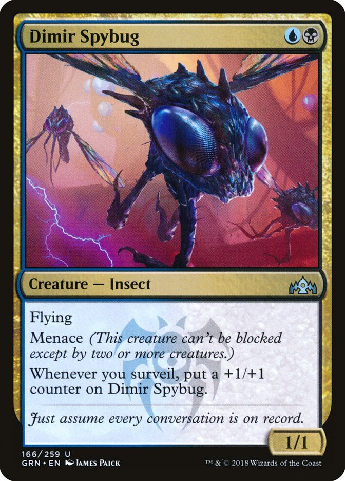 Guilds of Ravnica #166 Dimir Spybug