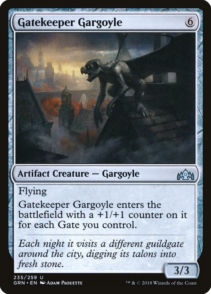 Guilds of Ravnica #235 Gatekeeper Gargoyle