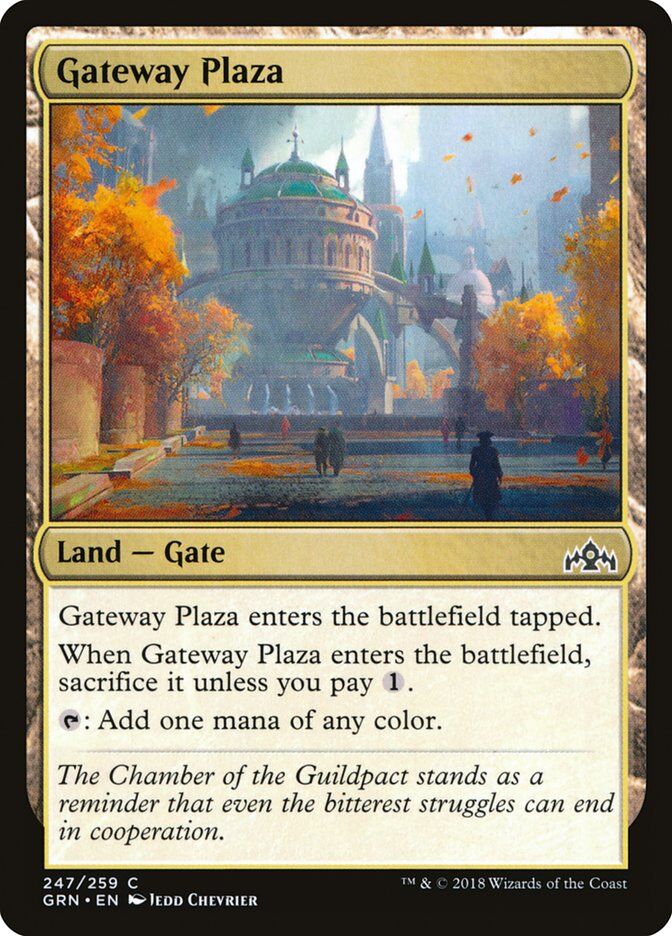 Guilds of Ravnica #247 Gateway Plaza