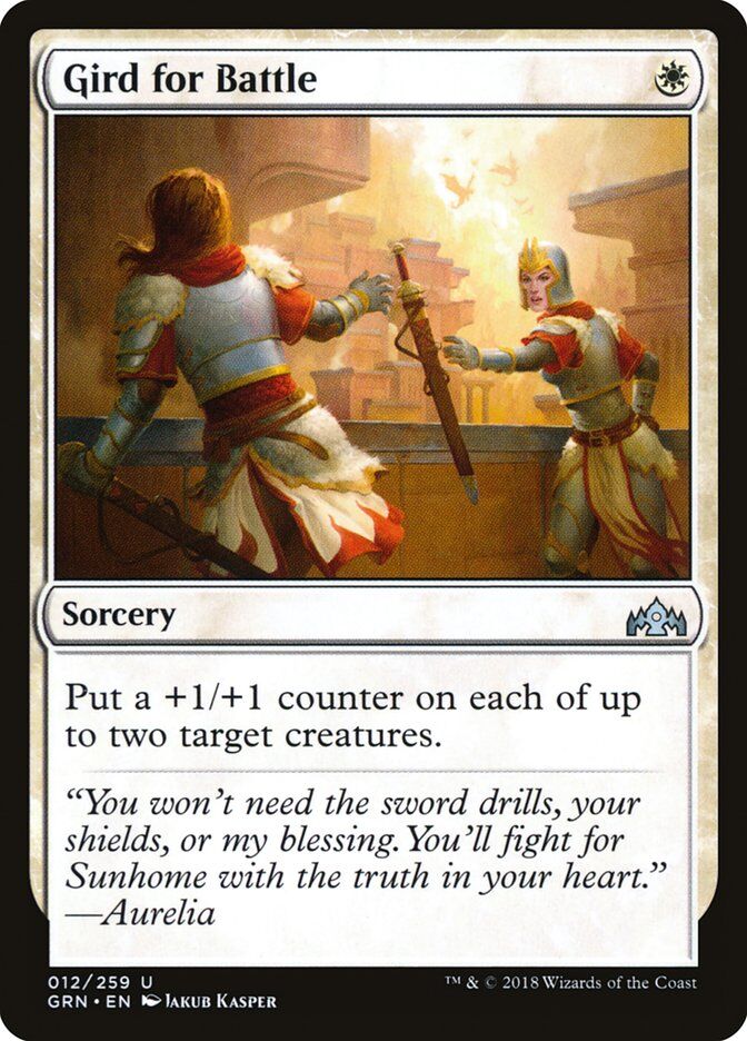 Guilds of Ravnica #12 Gird for Battle