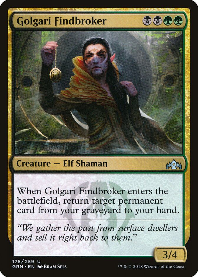 Guilds of Ravnica #175 Golgari Findbroker