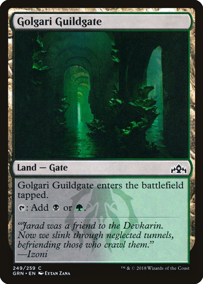 Guilds of Ravnica #249 Golgari Guildgate (249)