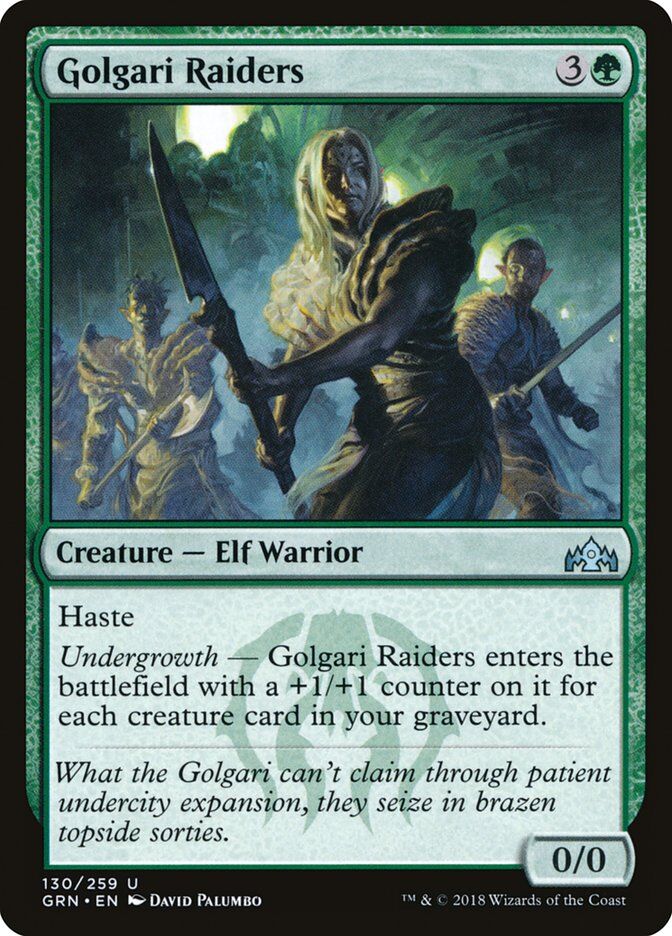 Guilds of Ravnica #130 Golgari Raiders