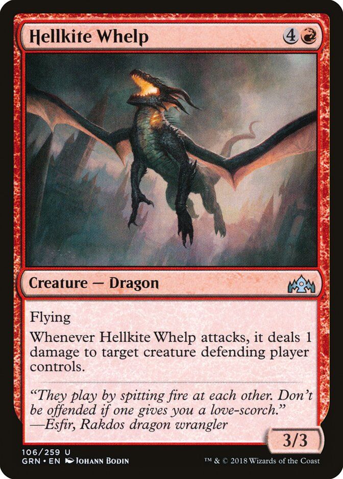 Guilds of Ravnica #106 Hellkite Whelp