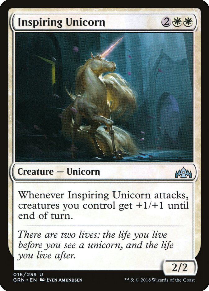 Guilds of Ravnica #16 Inspiring Unicorn