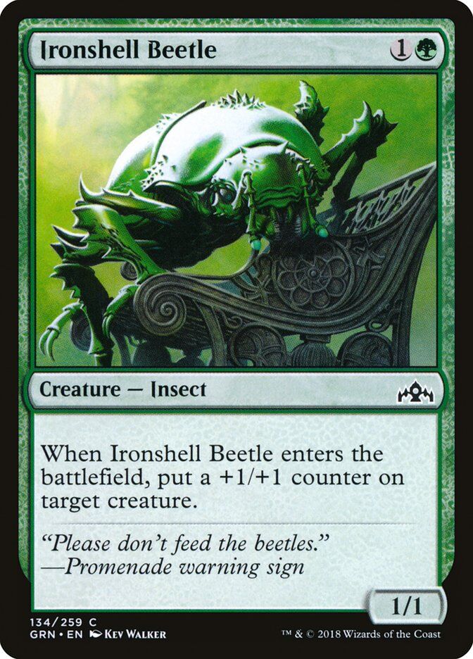 Guilds of Ravnica #134 Ironshell Beetle