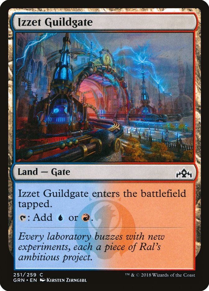 Guilds of Ravnica #251 Izzet Guildgate (251)
