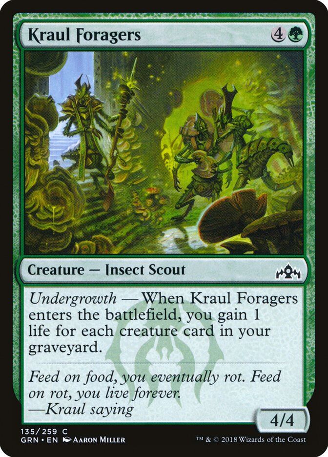 Guilds of Ravnica #135 Kraul Foragers