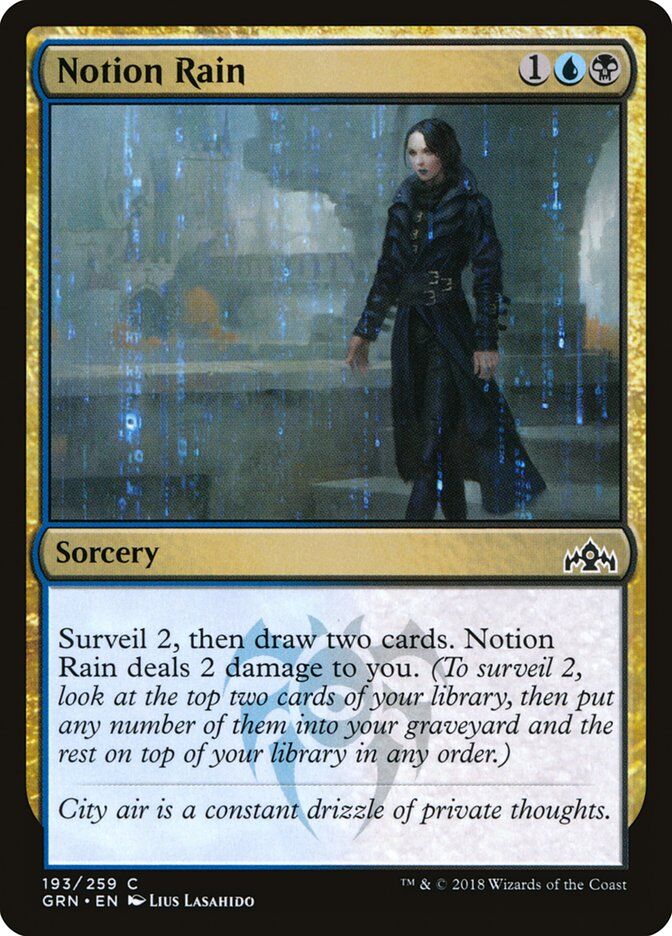 Guilds of Ravnica #193 Notion Rain