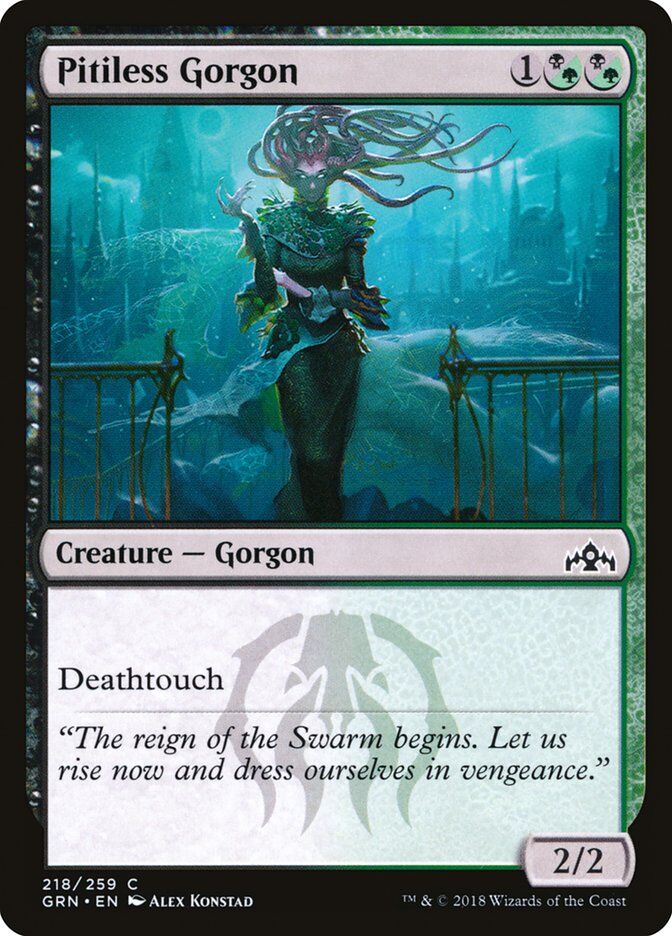 Guilds of Ravnica #218 Pitiless Gorgon