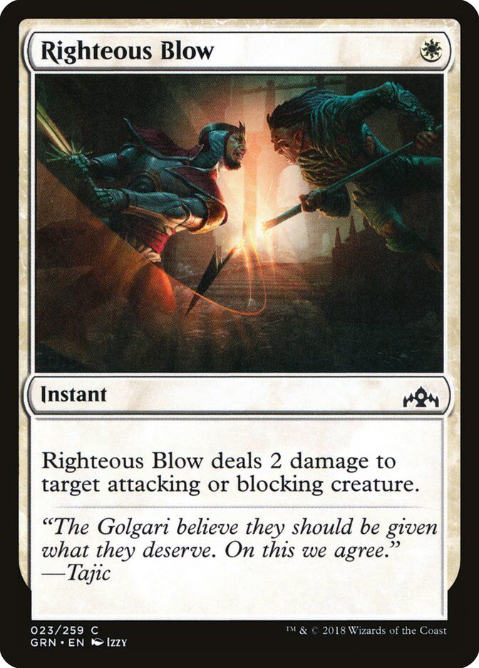 Guilds of Ravnica #23 Righteous Blow