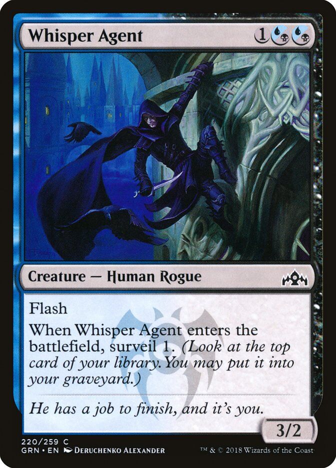 Guilds of Ravnica #220 Whisper Agent