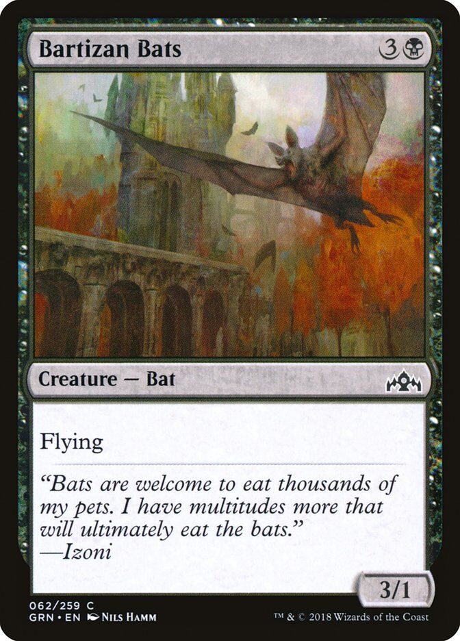 Guilds of Ravnica #62 Bartizan Bats