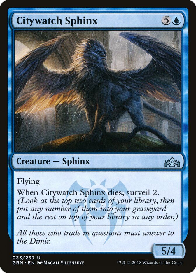Guilds of Ravnica #33 Citywatch Sphinx