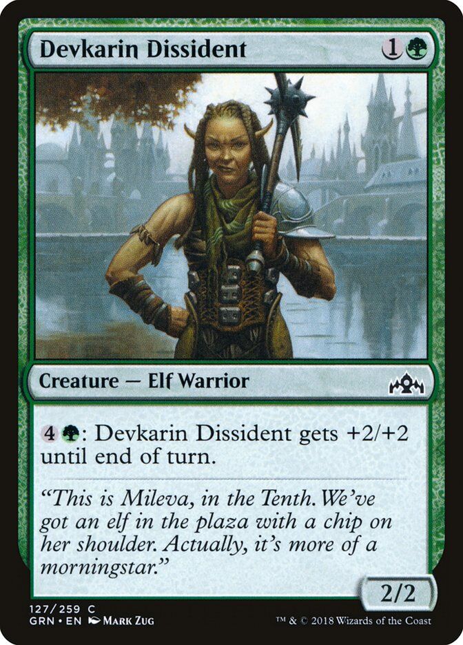 Guilds of Ravnica #127 Devkarin Dissident