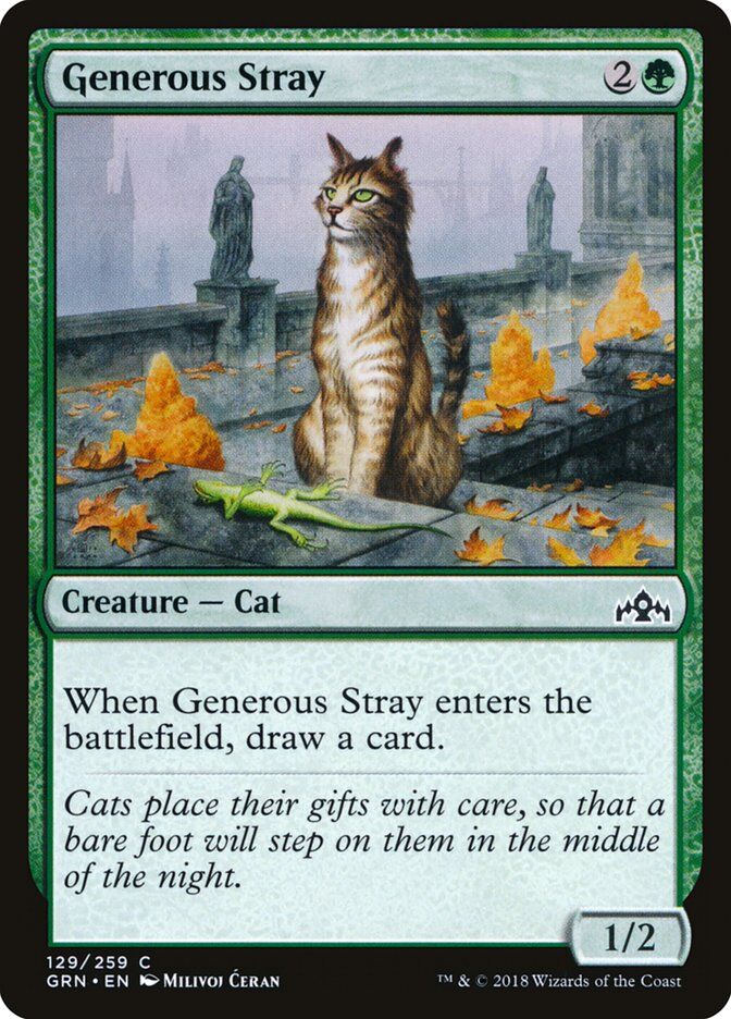 Guilds of Ravnica #129 Generous Stray
