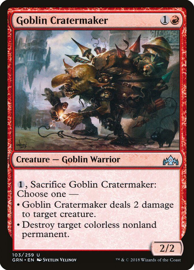 Guilds of Ravnica #103 Goblin Cratermaker