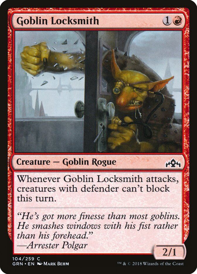 Guilds of Ravnica #104 Goblin Locksmith
