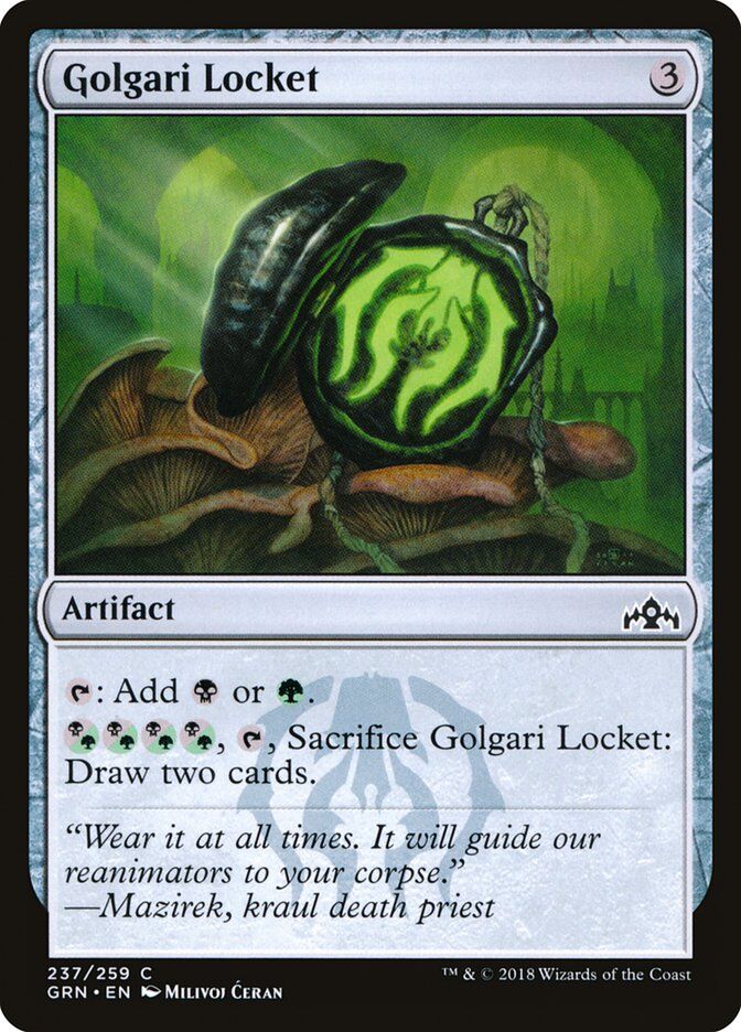 Guilds of Ravnica #237 Golgari Locket