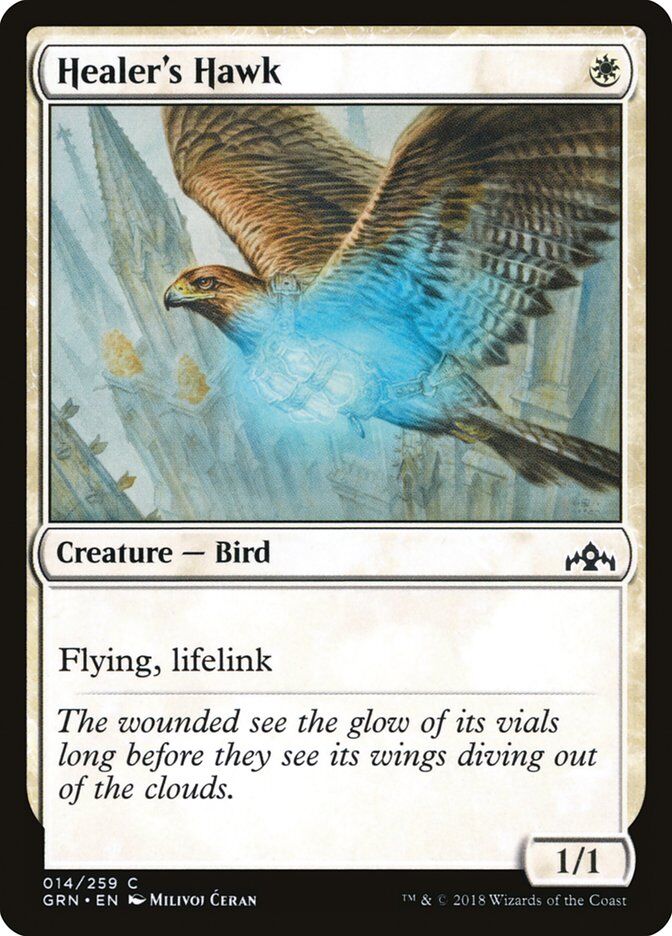 Guilds of Ravnica #14 Healer's Hawk